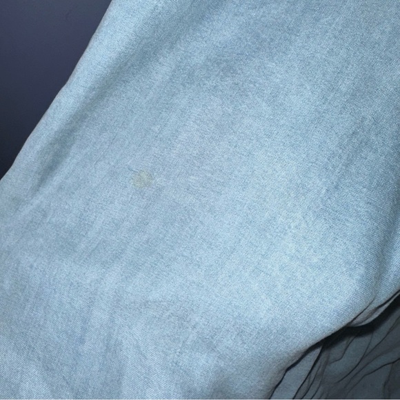 Zara Woman Premium Denim Collection Off Shoulder Mini Dress - Picture 5 of 10